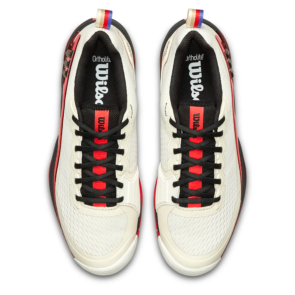 Men`s Rush Pro 4.5 USO Tennis Shoes Tofu and Infrared Footwear Wilson