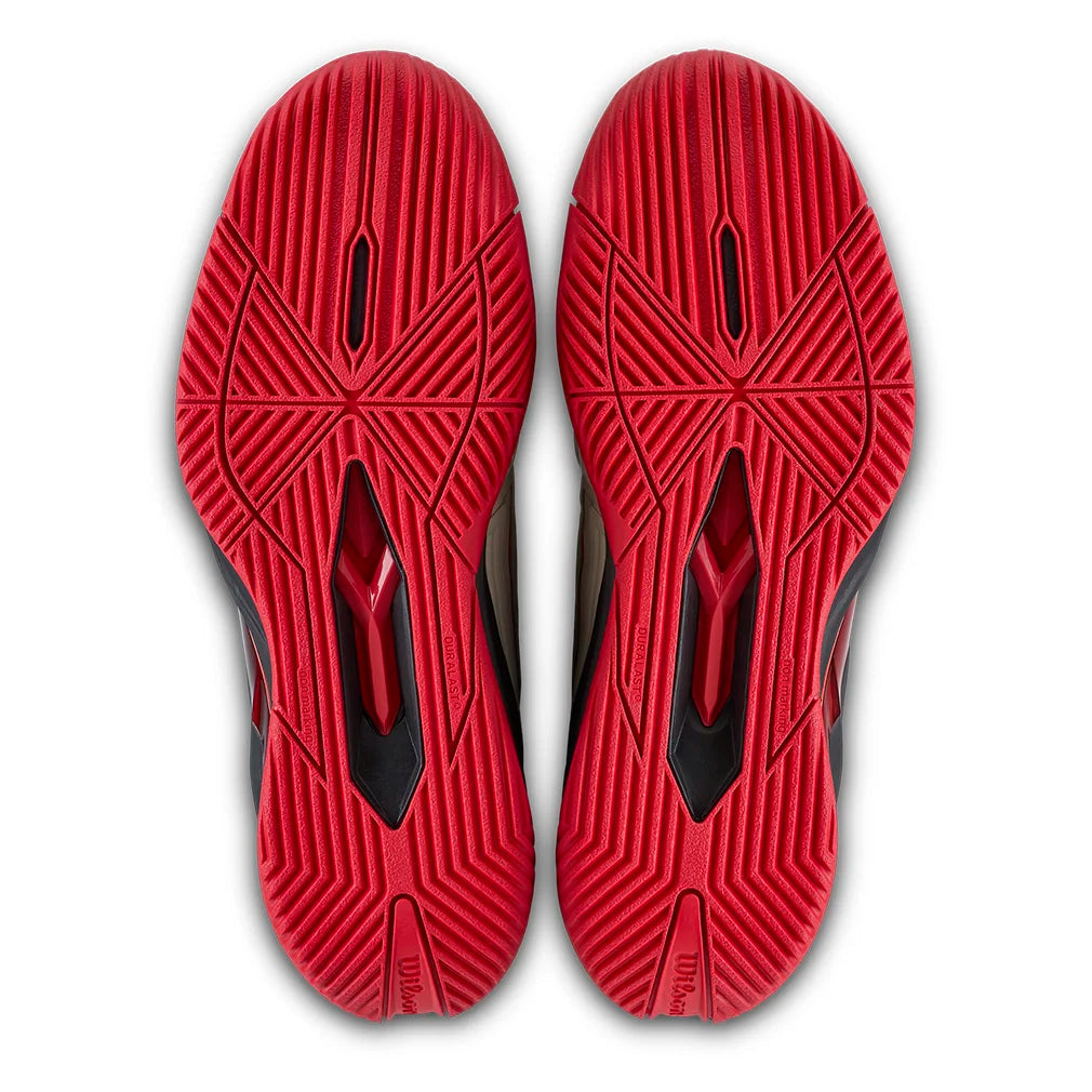 Men`s Rush Pro 4.5 USO Tennis Shoes Tofu and Infrared Footwear Wilson