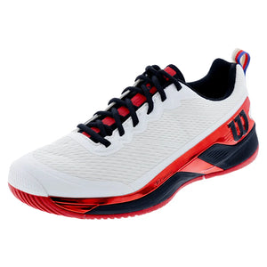 Men`s Rush Pro 4.5 USO Tennis Shoes Tofu and Infrared Footwear Wilson