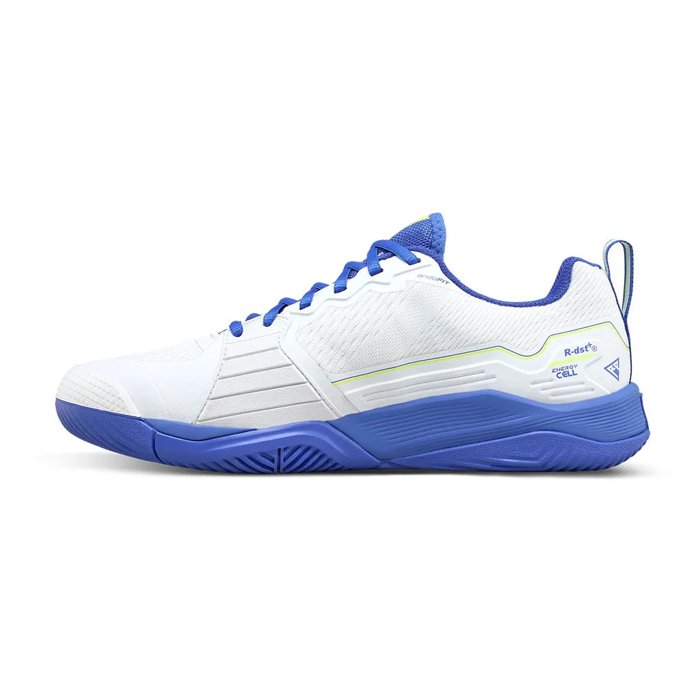 Men`s Rush Pro 4.5 Tennis Shoes White and Amparo Blue Footwear Wilson