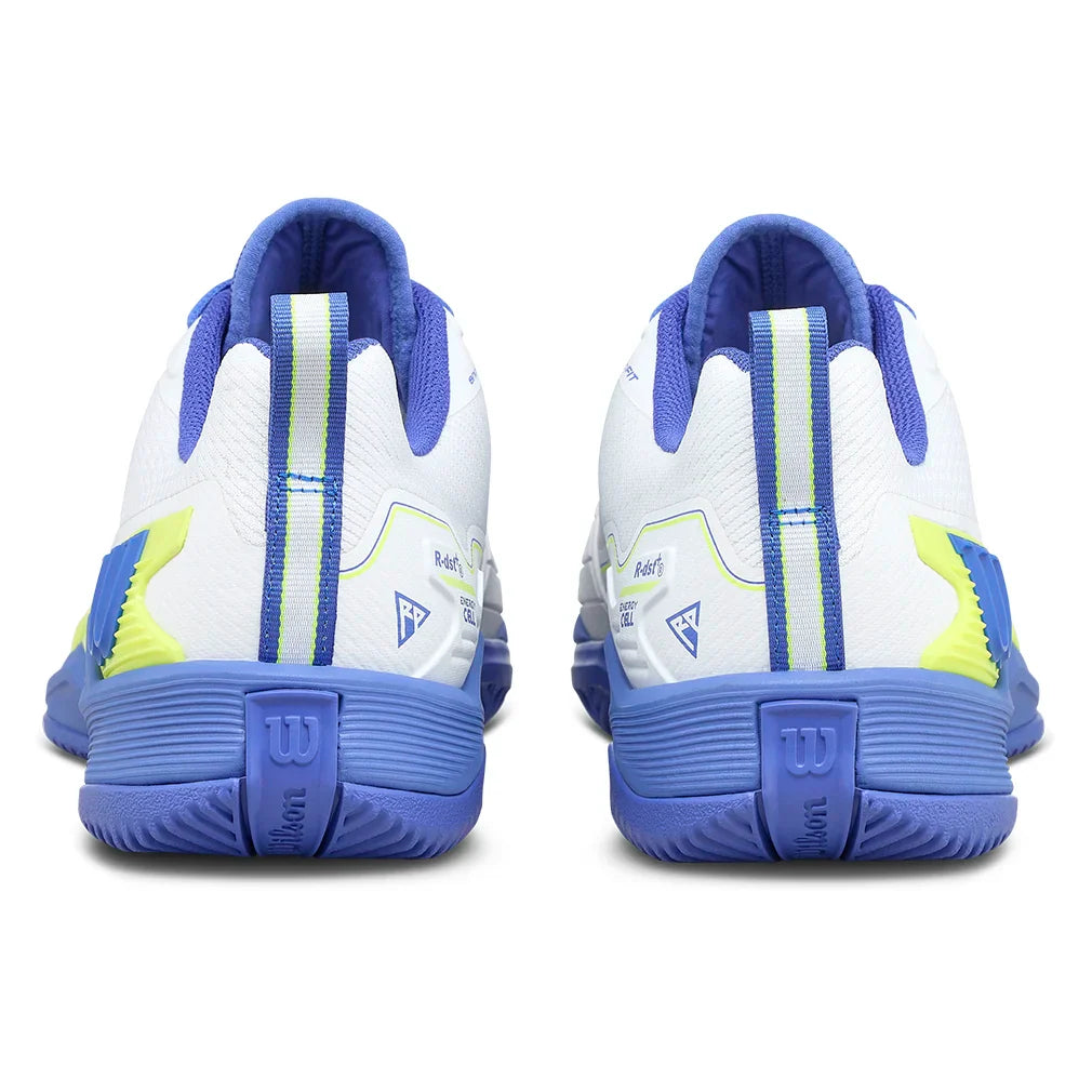 Men`s Rush Pro 4.5 Tennis Shoes White and Amparo Blue Footwear Wilson