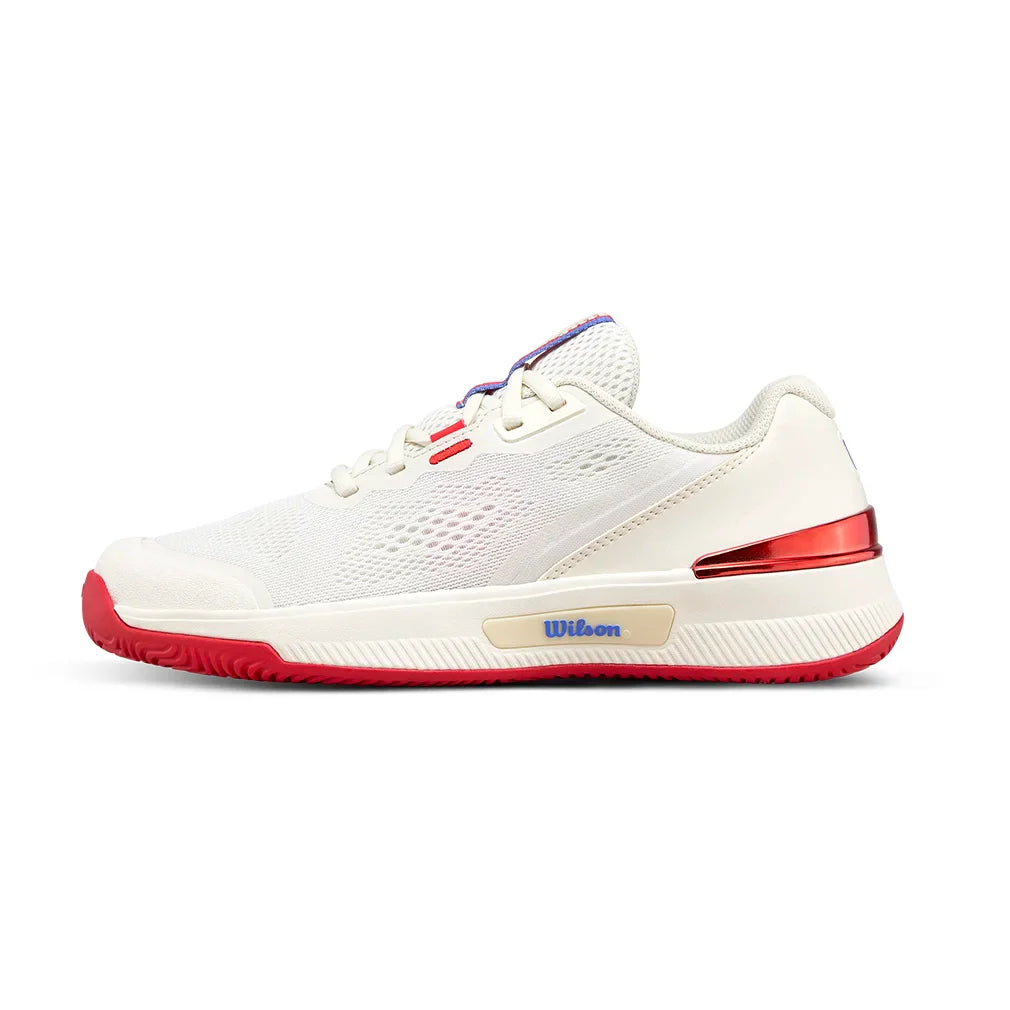 Women`s Intrigue Pro USO Tennis Shoes Tofu and Amparo Blue Footwear Wilson