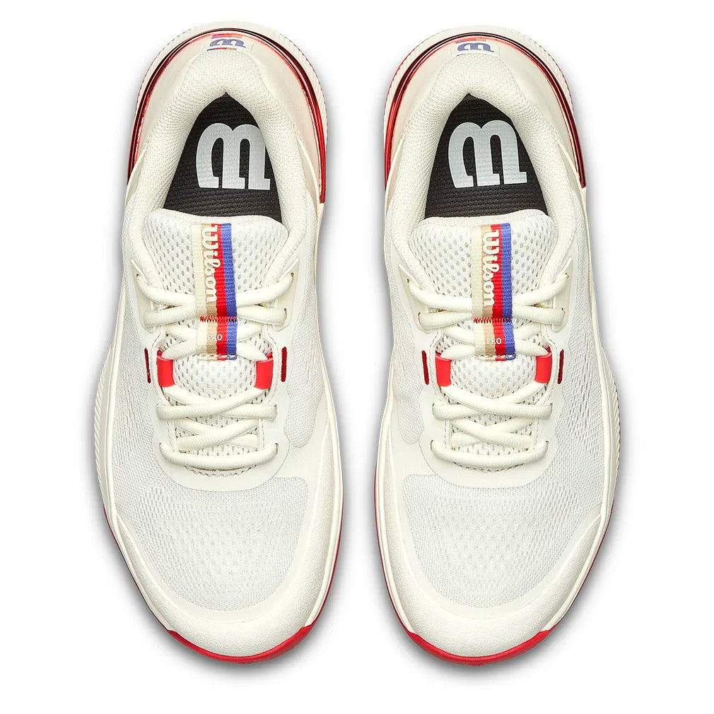 Women`s Intrigue Pro USO Tennis Shoes Tofu and Amparo Blue Footwear Wilson