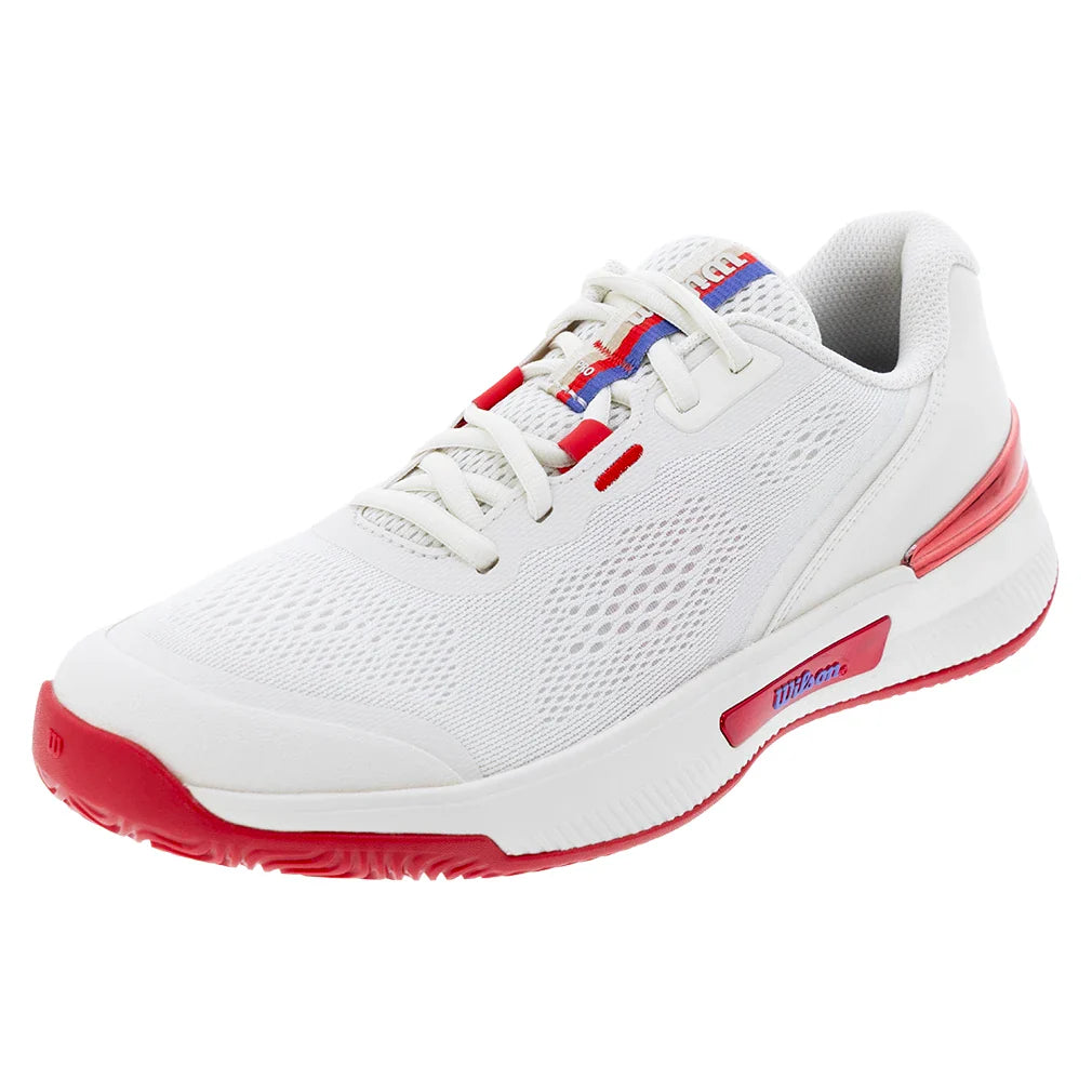 Women`s Intrigue Pro USO Tennis Shoes Tofu and Amparo Blue Footwear Wilson