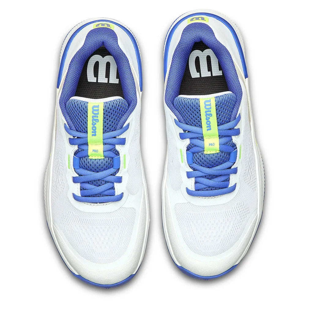 Women`s Intrigue Pro Tennis Shoes White and Amparo Blue Footwear Wilson