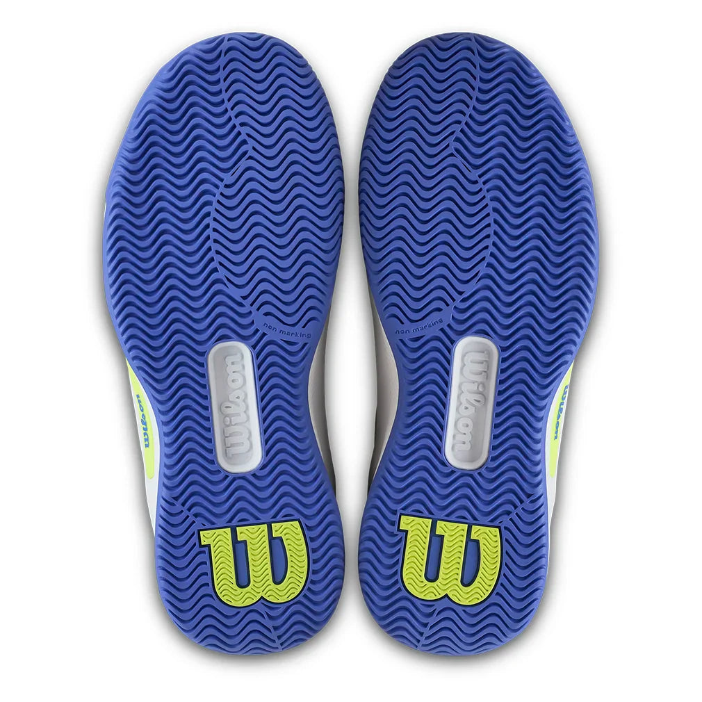 Women`s Intrigue Pro Tennis Shoes White and Amparo Blue Footwear Wilson