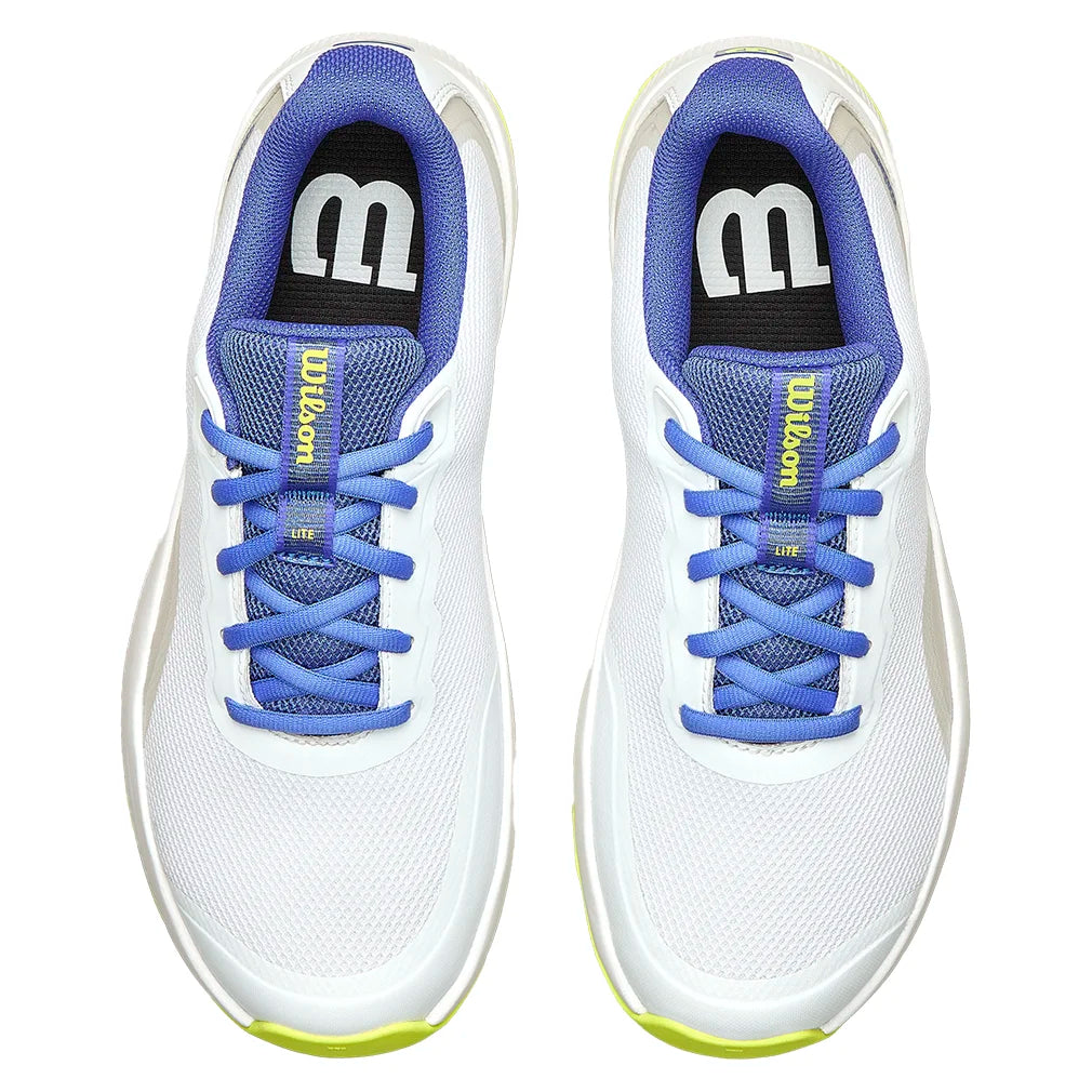 Women`s Intrigue Lite Tennis Shoes White and Amparo Blue Footwear Wilson