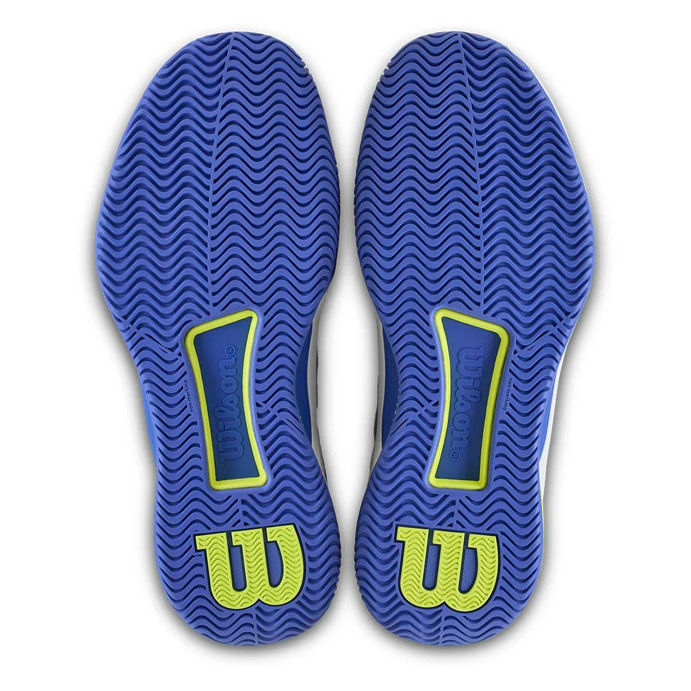 Women`s Intrigue Tour Tennis Shoes White and Amparo Blue Footwear Wilson