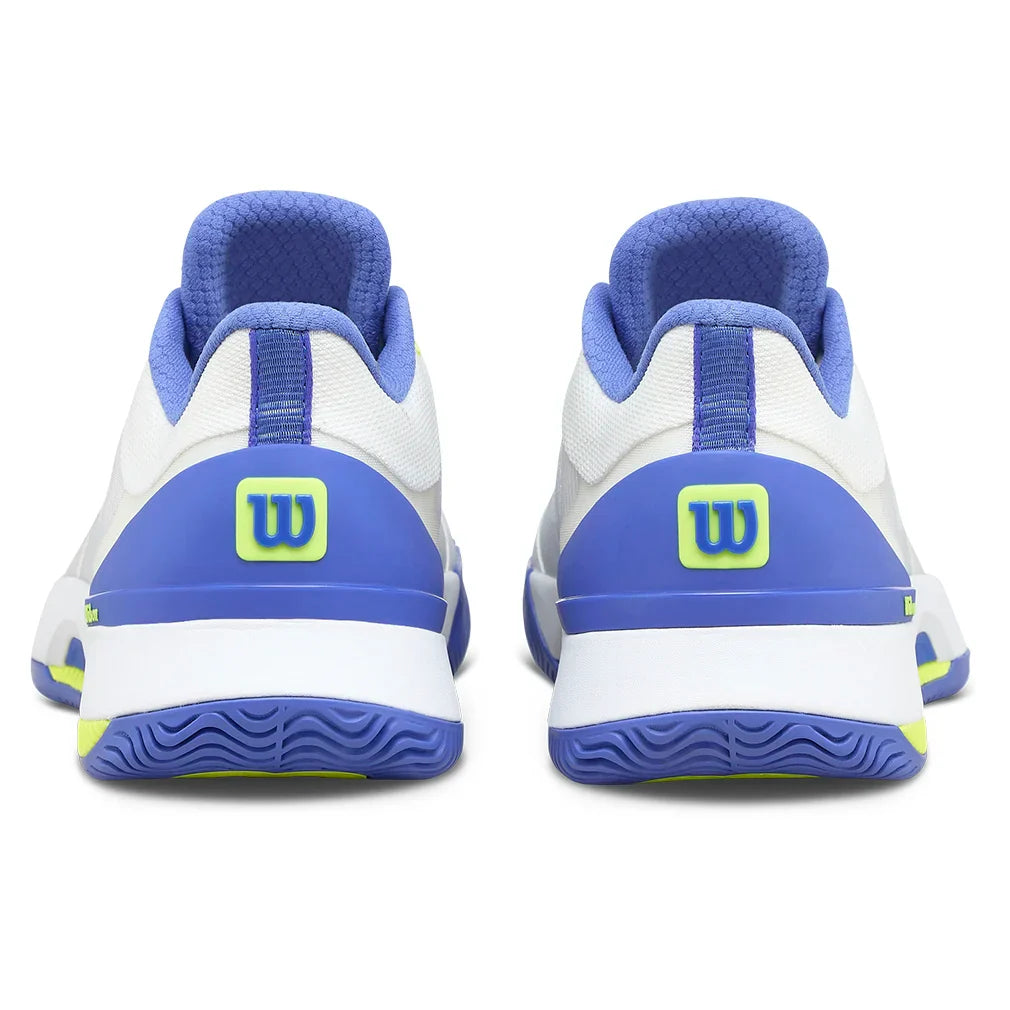 Women`s Intrigue Tour Tennis Shoes White and Amparo Blue Footwear Wilson