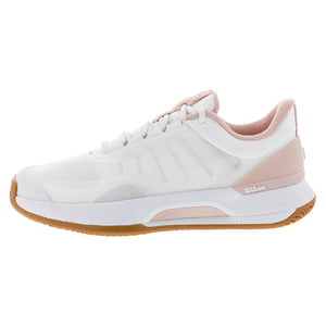 Womens Intrigue Tour Tennis Shoes White and Cameo Rose Footwear Wilson