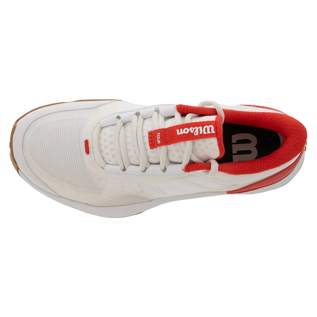 Women`s Intrigue Tour Tennis Shoes White and Infrared Footwear Wilson