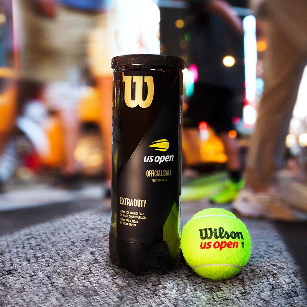 US Open Extra Duty Tennis Ball Case Balls Wilson