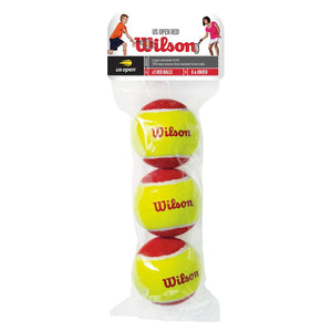US Open Red Tennis Ball 3 Pack Balls Wilson