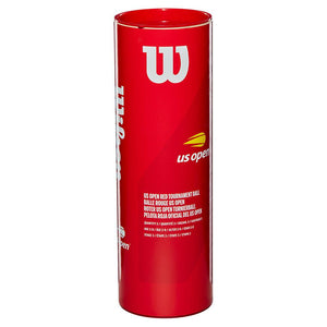 US Open Red Tournament Tennis Ball Case Balls Wilson