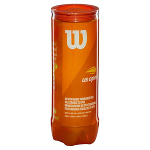 US Open Orange Tournament Tennis Ball Case Balls Wilson
