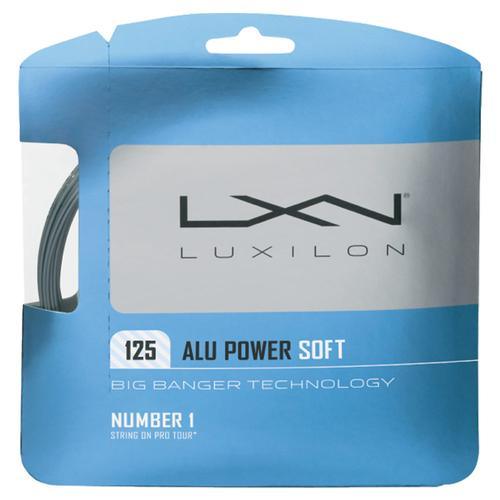 ALU Power Soft 17G Tennis String Silver Strings Luxilon
