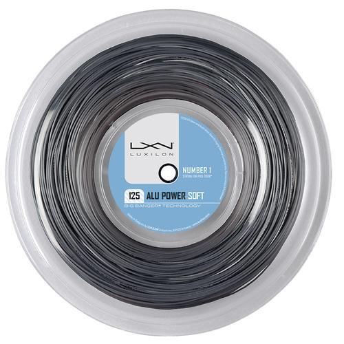 ALU Power Soft 17G Tennis String Reel Silver Strings Luxilon