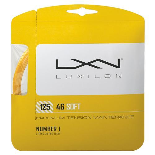 4G Soft 125/17G Tennis String Gold Strings Luxilon