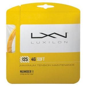 4G Soft 125/17G Tennis String Gold Strings Luxilon