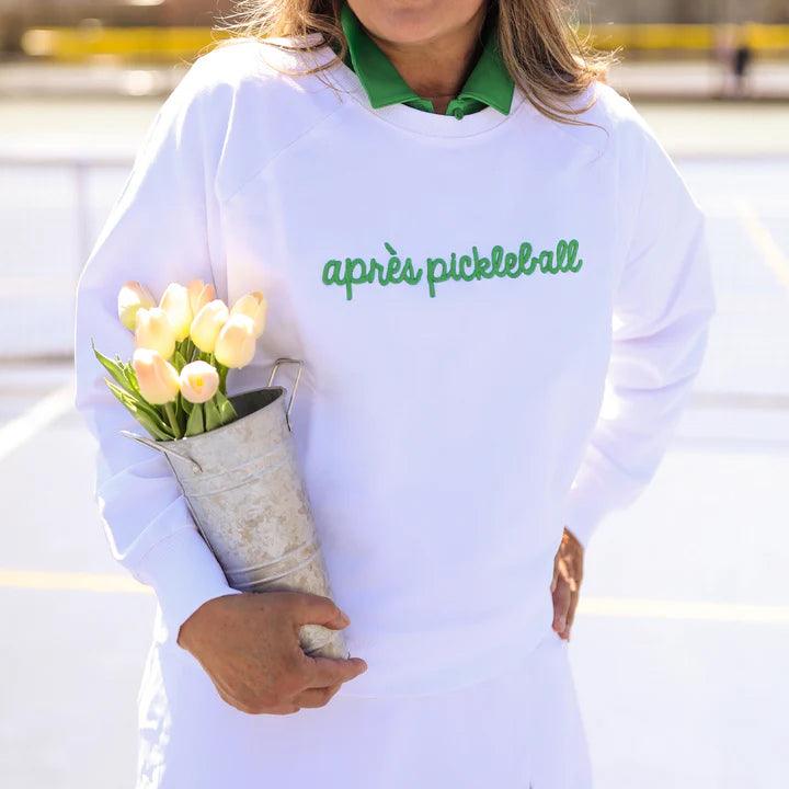 Women's Love All Pickleball Sweatshirt Apres Apparel Ame And Lulu