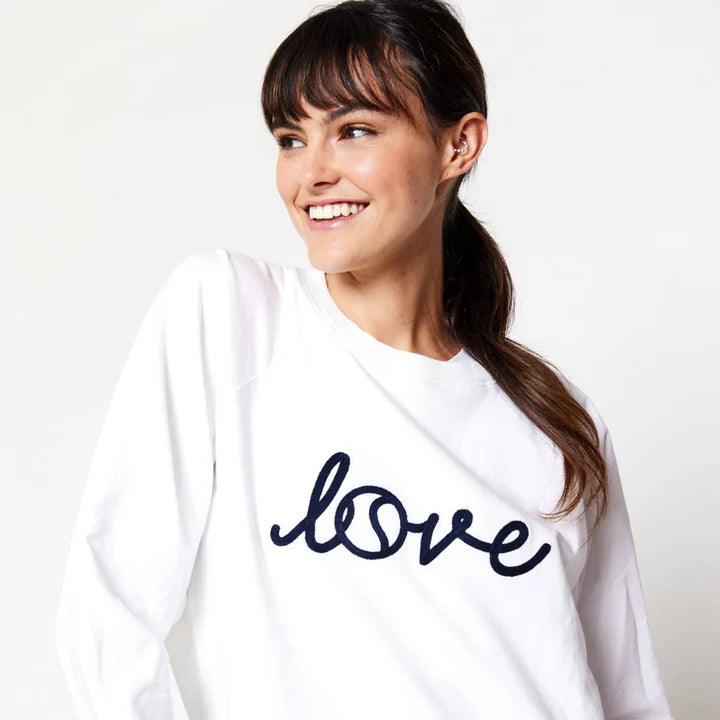 Women`s Love All Tennis Sweatshirt Apparel Ame And Lulu