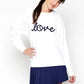 Women`s Love All Tennis Sweatshirt Apparel Ame And Lulu