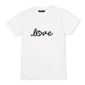Women`s Sporty Love Tennis T-Shirt Apparel Ame And Lulu