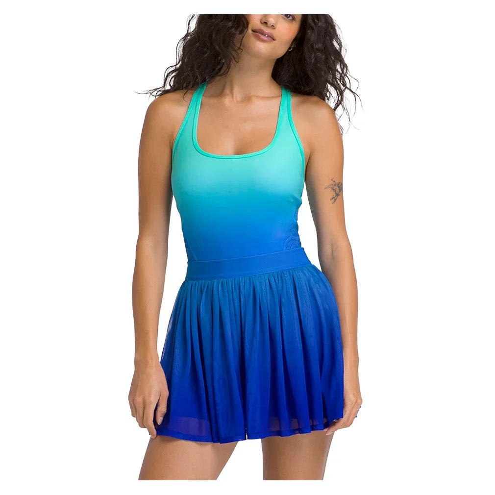 Women's Headliner Tennis Dress Turquoise Ombre Apparel Wilson