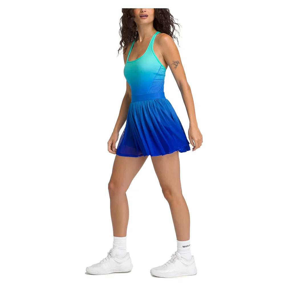 Women's Headliner Tennis Dress Turquoise Ombre Apparel Wilson