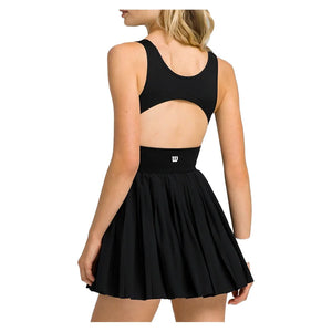 Women`s Sportif Tennis Dress Black Apparel Wilson
