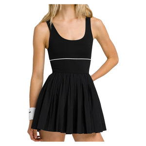 Women`s Sportif Tennis Dress Black Apparel Wilson