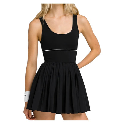 Women`s Sportif Tennis Dress Black Apparel Wilson