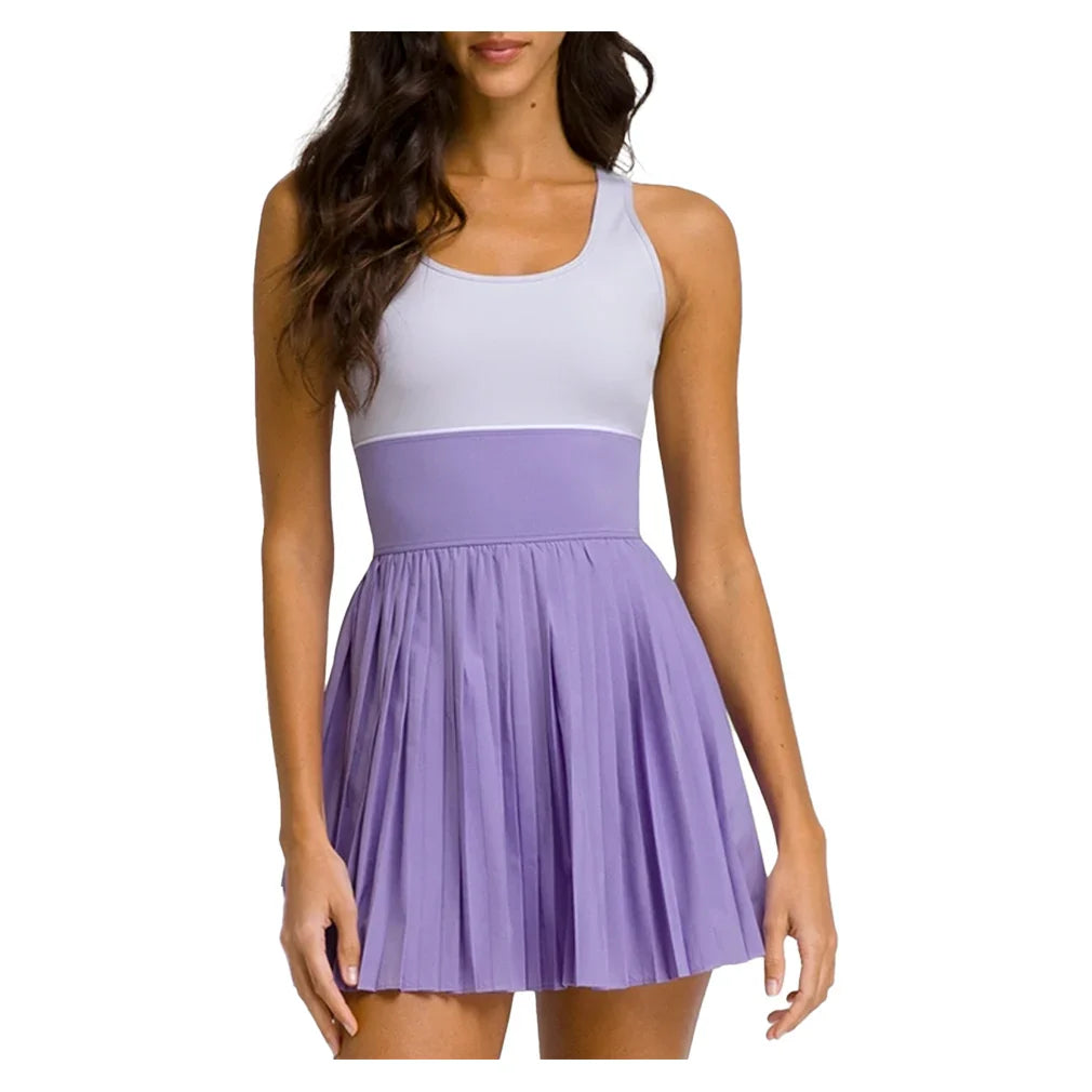 Women`s Sportif Tennis Dress Sunlit and Lavender Apparel Wilson