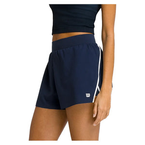 Women`s Ellyn Tennis Short Classic Navy and Field Green Apparel Wilson