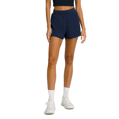 Women`s Ellyn Tennis Short Classic Navy and Field Green Apparel Wilson