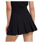 Women`s Classic Pleated Mini Tennis Skort Black Apparel Wilson
