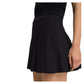 Women`s Classic Pleated Mini Tennis Skort Black Apparel Wilson