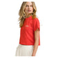 Women`s Harper Crop Tennis Tee Infrared Apparel Wilson