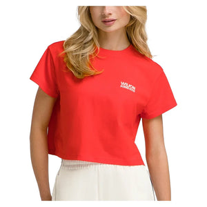 Women`s Harper Crop Tennis Tee Infrared Apparel Wilson