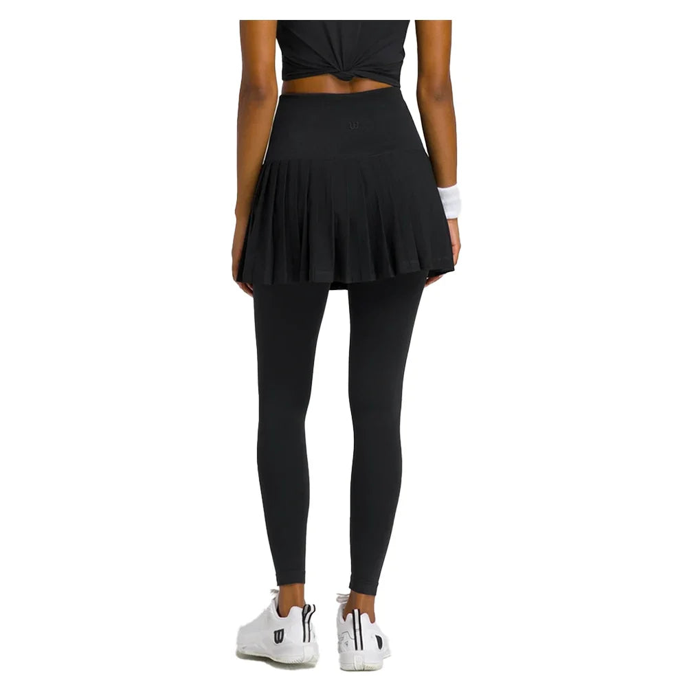 Women`s Midtown Skirty Tennis Tight Black Apparel Wilson