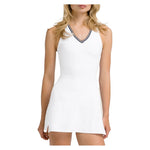 Women`s Unlined Tiebreaker Tennis Dress Bright White Apparel Wilson
