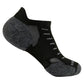 Experia Techfit Light Cushion No Show Tab Multisport Socks Black Solid Socks Thorlo