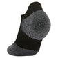 Experia Techfit Light Cushion No Show Tab Multisport Socks Black Solid Socks Thorlo