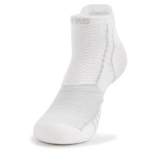 Experia Ultra Light Cushion No Show Tab Tennis Socks White Socks Thorlo