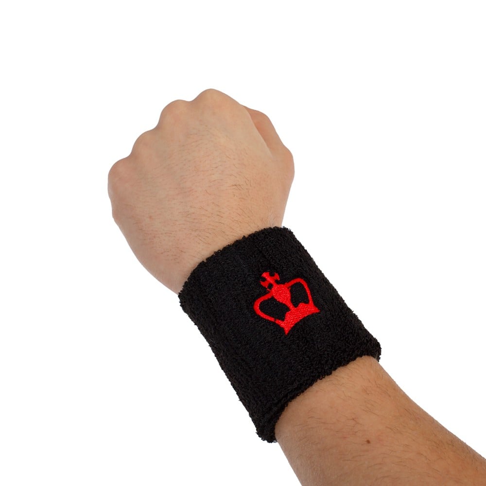 BLACK CROWN Blue Wristband Accessories Black Crown
