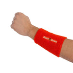 BLACK CROWN Larga White Wristband Accessories Black Crown