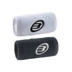 BULLPADEL BPMU254 White Black Wristband Accessories Bullpadel