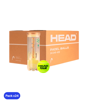 HEAD Tour Padel Balls Box(Pack x24) Padel Balls Head