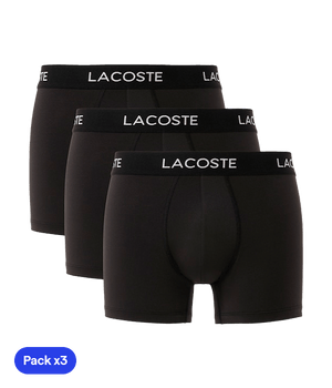 Calzoncillos Lacoste Microfibra Black (Pack x3) 2025 Padel Clothes Lacoste