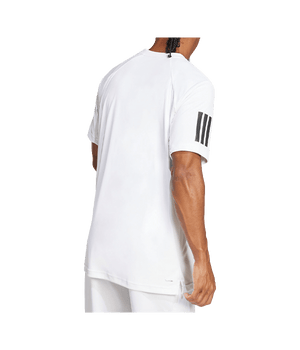 T shirt Adidas Club 3STR Tee White 2025 Padel Clothes Adidas